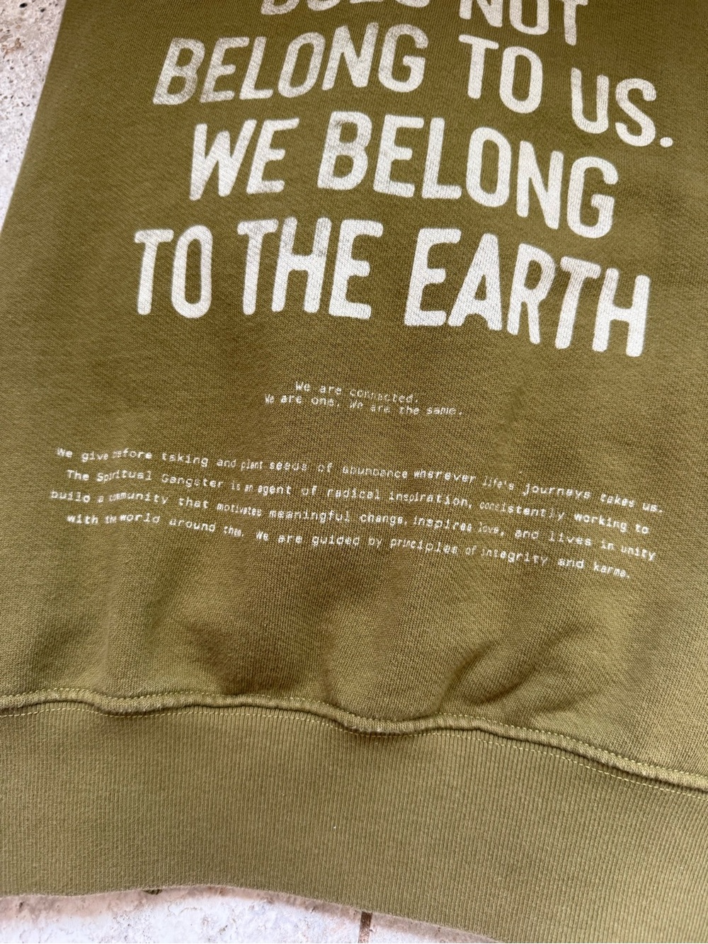 Spiritual Gangster Earth Palisades Cotton Sweatshirt - Picture 3 of 4